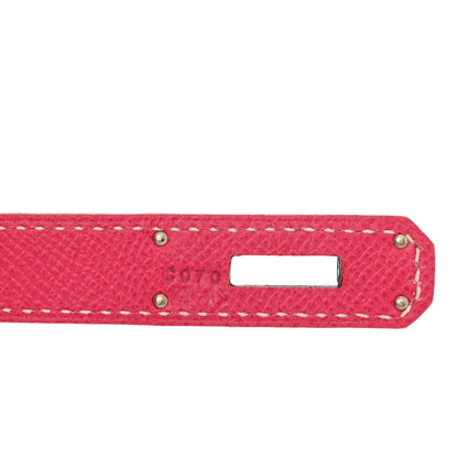 Hermes Epsom Birkin 30 Rose Tyrien 7 of 11