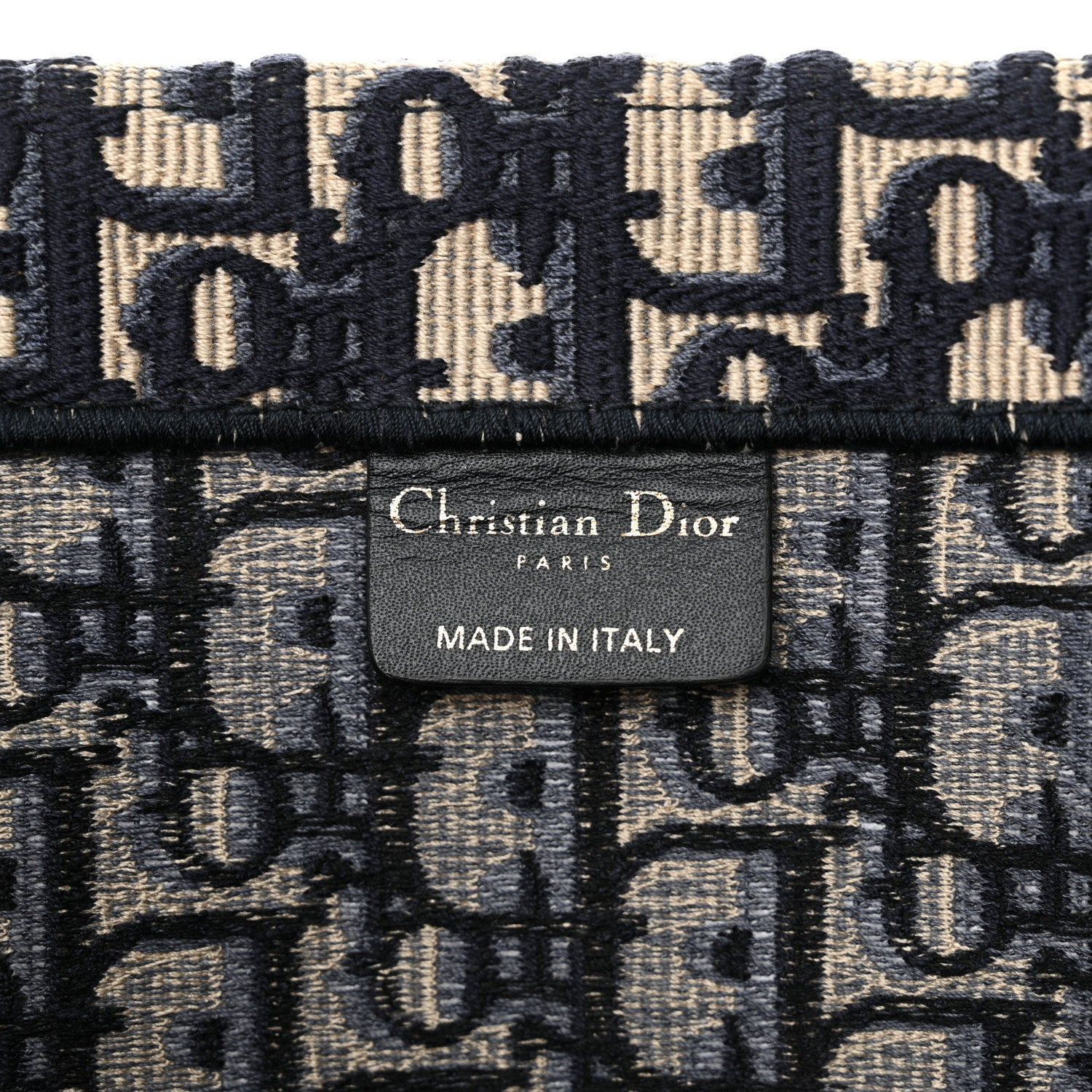 Christian Dior Oblique Large Book Tote Blue Multicolor 6 of 13