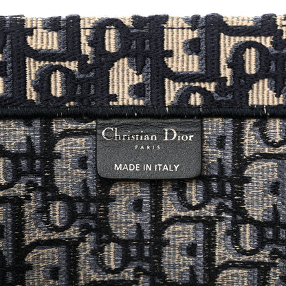 Christian Dior Oblique Large Book Tote Blue Multicolor 6 of 13