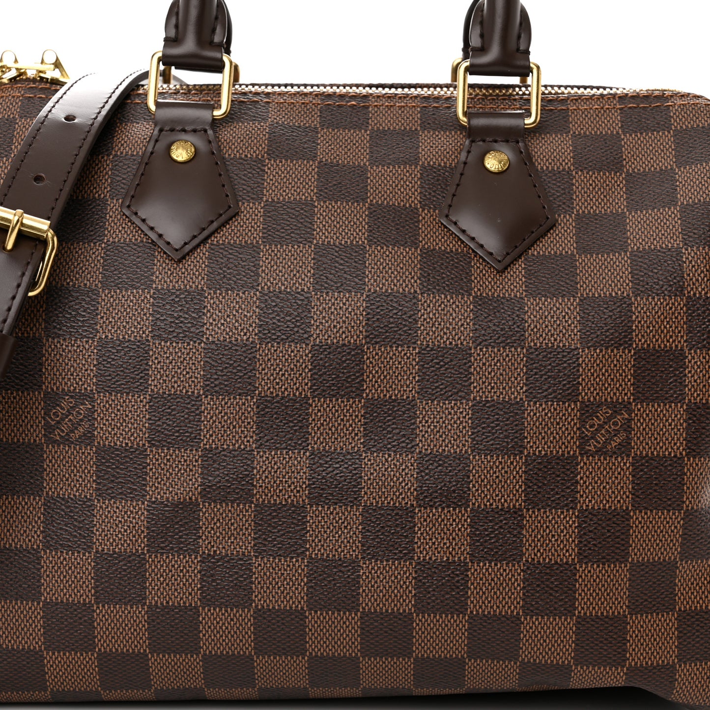 Damier Ebene Speedy Bandouliere 25