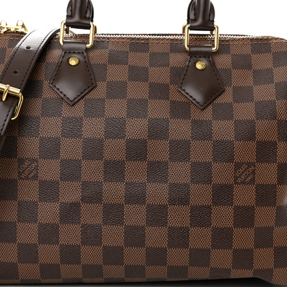 Louis Vuitton Damier Ebene Speedy Bandouliere 25 7 of 9