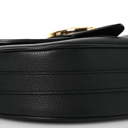 Louis Vuitton Grained Calfskin LV Pont 9 Soft PM Black 8 of 10