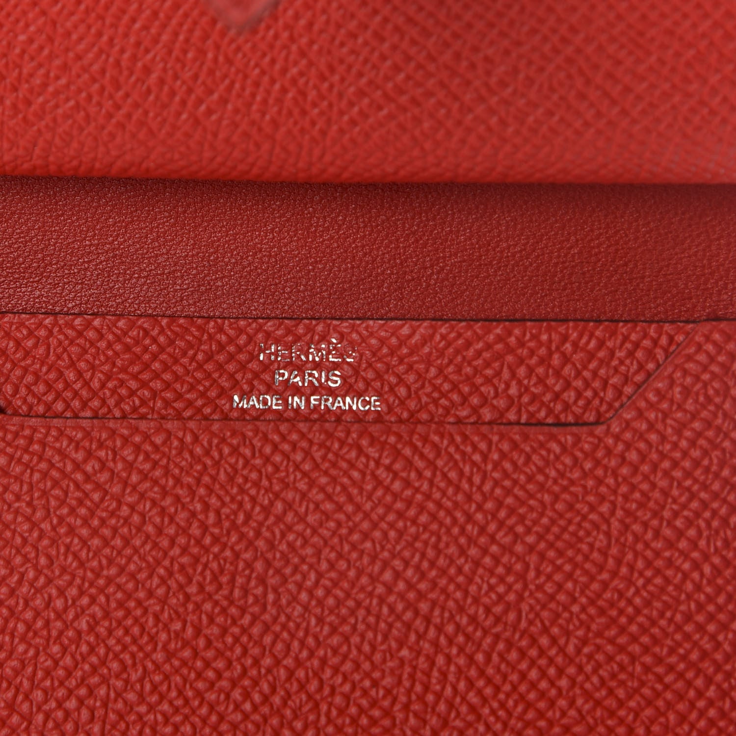 Hermes Epsom Mini Bearn Wallet Rouge De Coeur 6 of 7