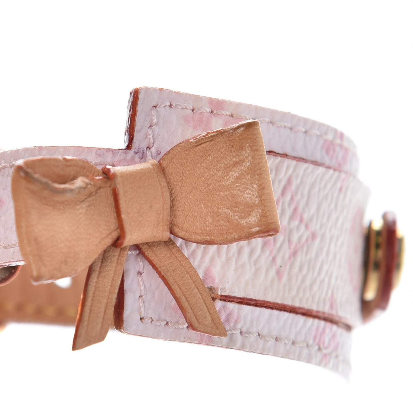 Monogram Cherry Blossom Address Wish Bracelet Pink