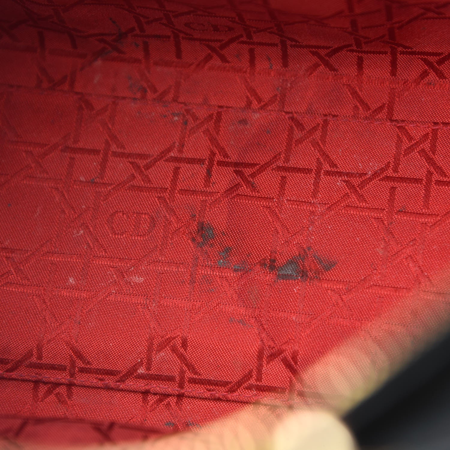 Christian Dior Lambskin Cannage Large Lady Dior Black 10 of 14