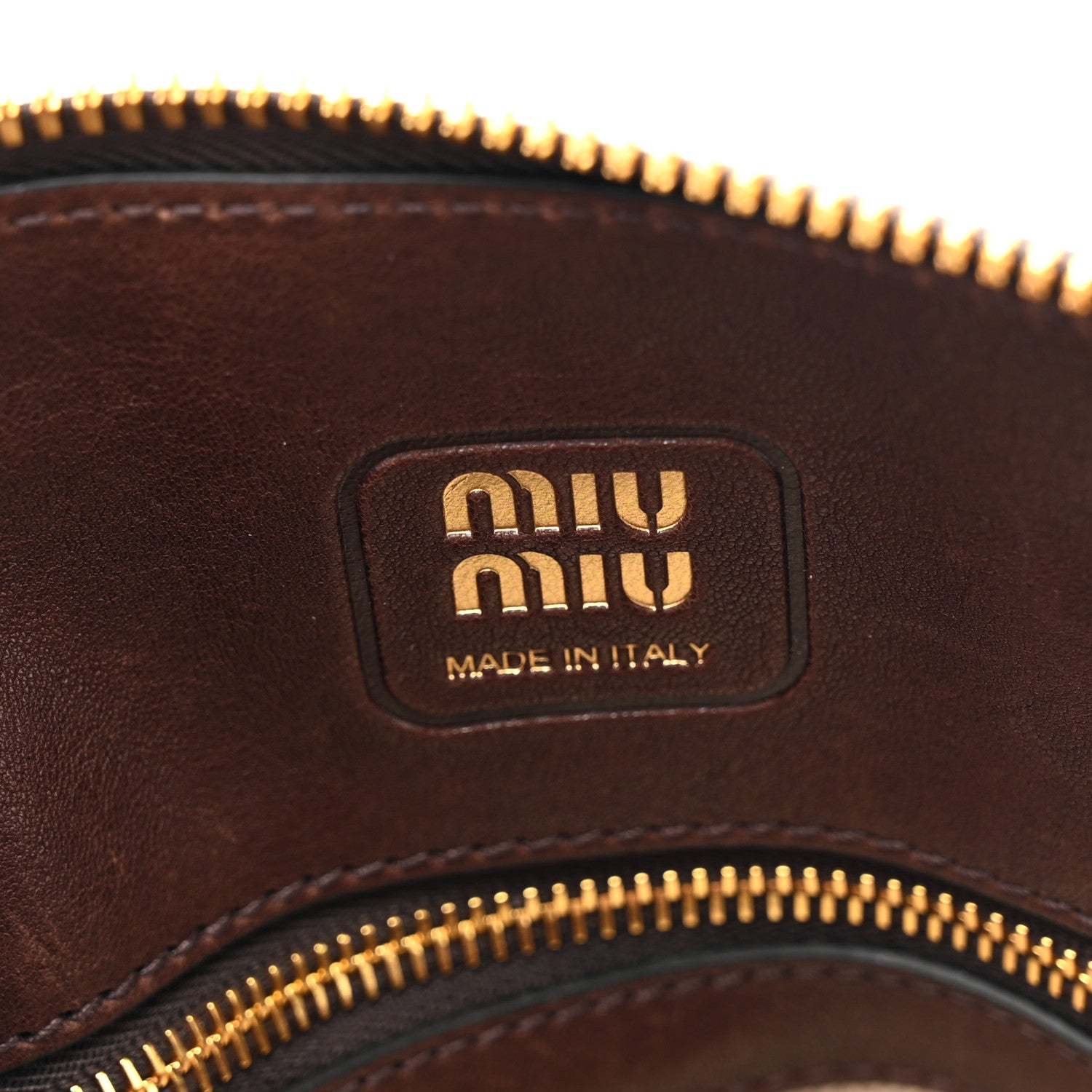 Miu Miu Nappa Aviator Small Aventure Bag Radica 6 of 11