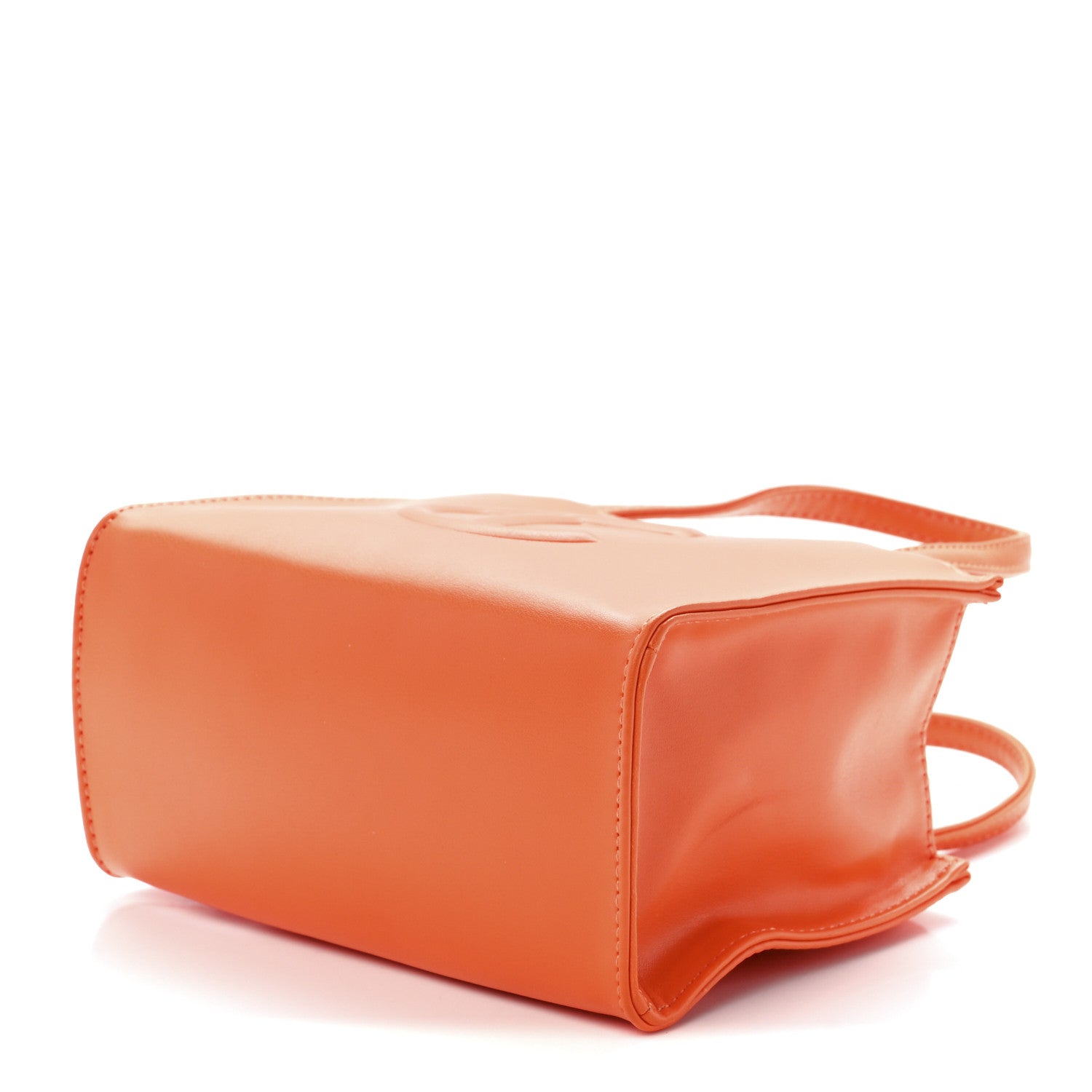 Telfar Vegan Leather Small Shopping Bag Orange 9 of 11