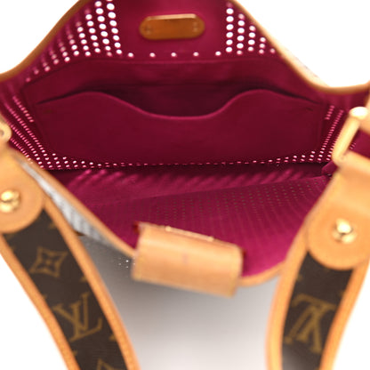 Louis Vuitton Monogram Perforated Musette Fuchsia 5 of 14