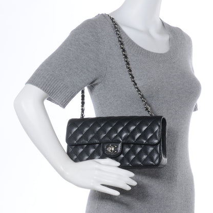 Chanel Caviar East West Flap Black 2 of 8