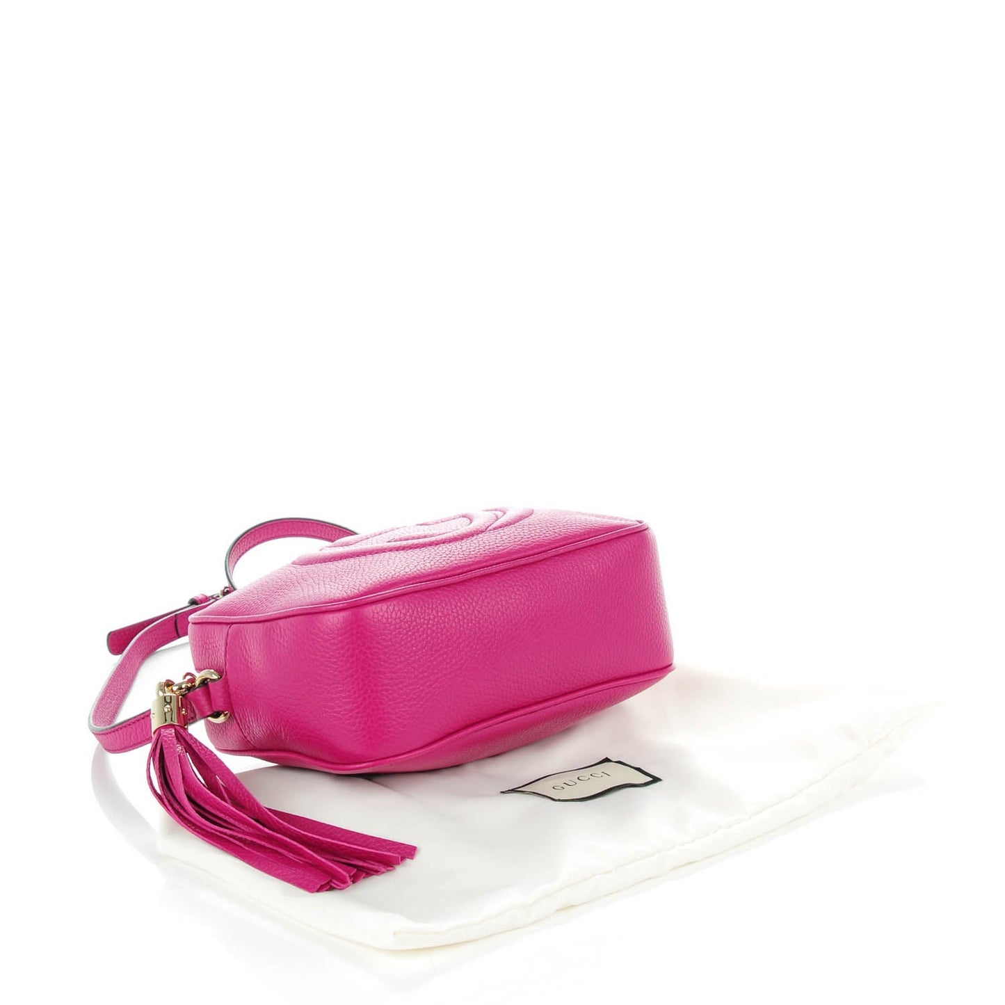 Cellarius Calfskin Small Soho Disco Bag Bright Bouganville
