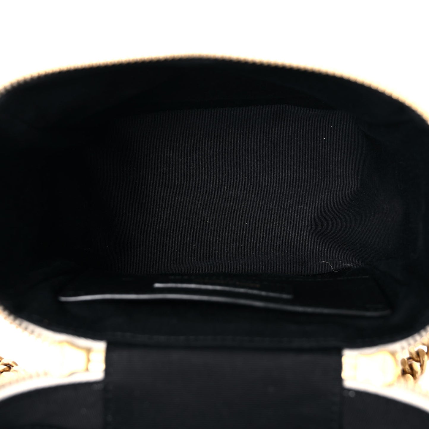 Grain de Poudre Quilted 80's Vanity Bag Crema Soft