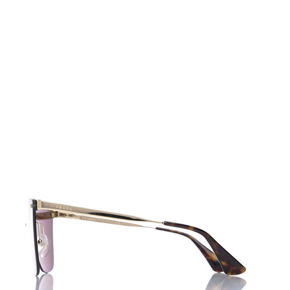 Prada Cat Eye Sunglasses SPR 68T Gold 3 of 8