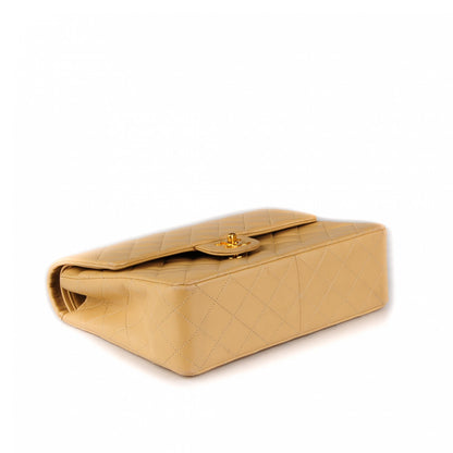 Chanel Lambskin Quilted Medium Double Flap Beige 4 of 13