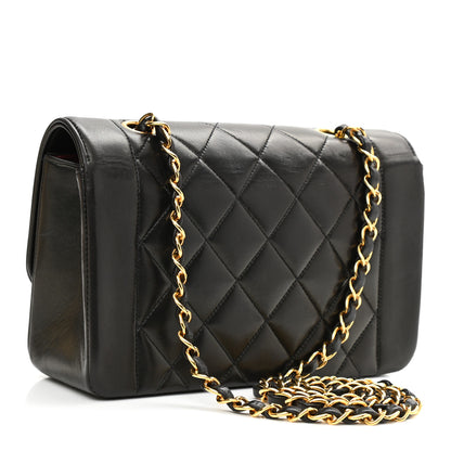 Chanel Lambskin Quilted Small Single Flap Black 2 of 11