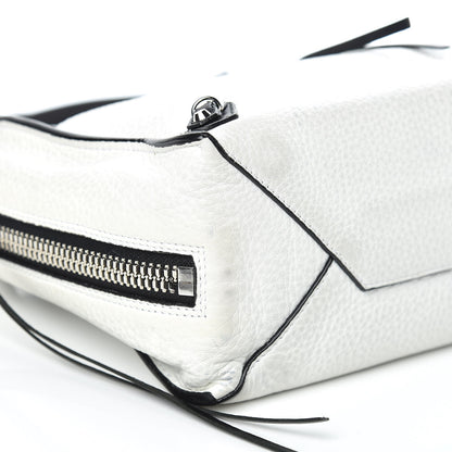 Balenciaga Veau Papier A6 Zip Around Tote White Black 8 of 18