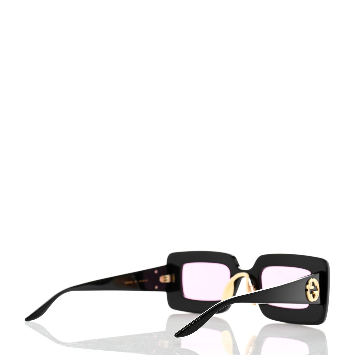 Acetate Crystal Hollywood Forever Sunglasses GG0974S Black