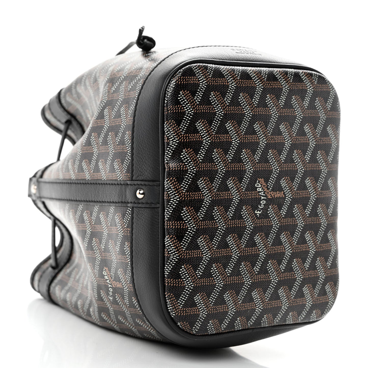 Goyardine Petit Flot Bucket Bag PM Black