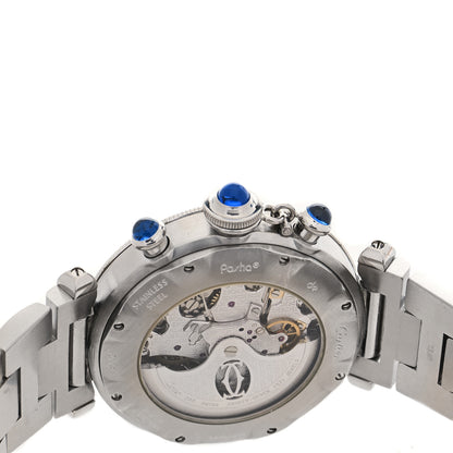 Cartier Stainless Steel 38mm Pasha C Chronograph Automatic Watch 4 of 5