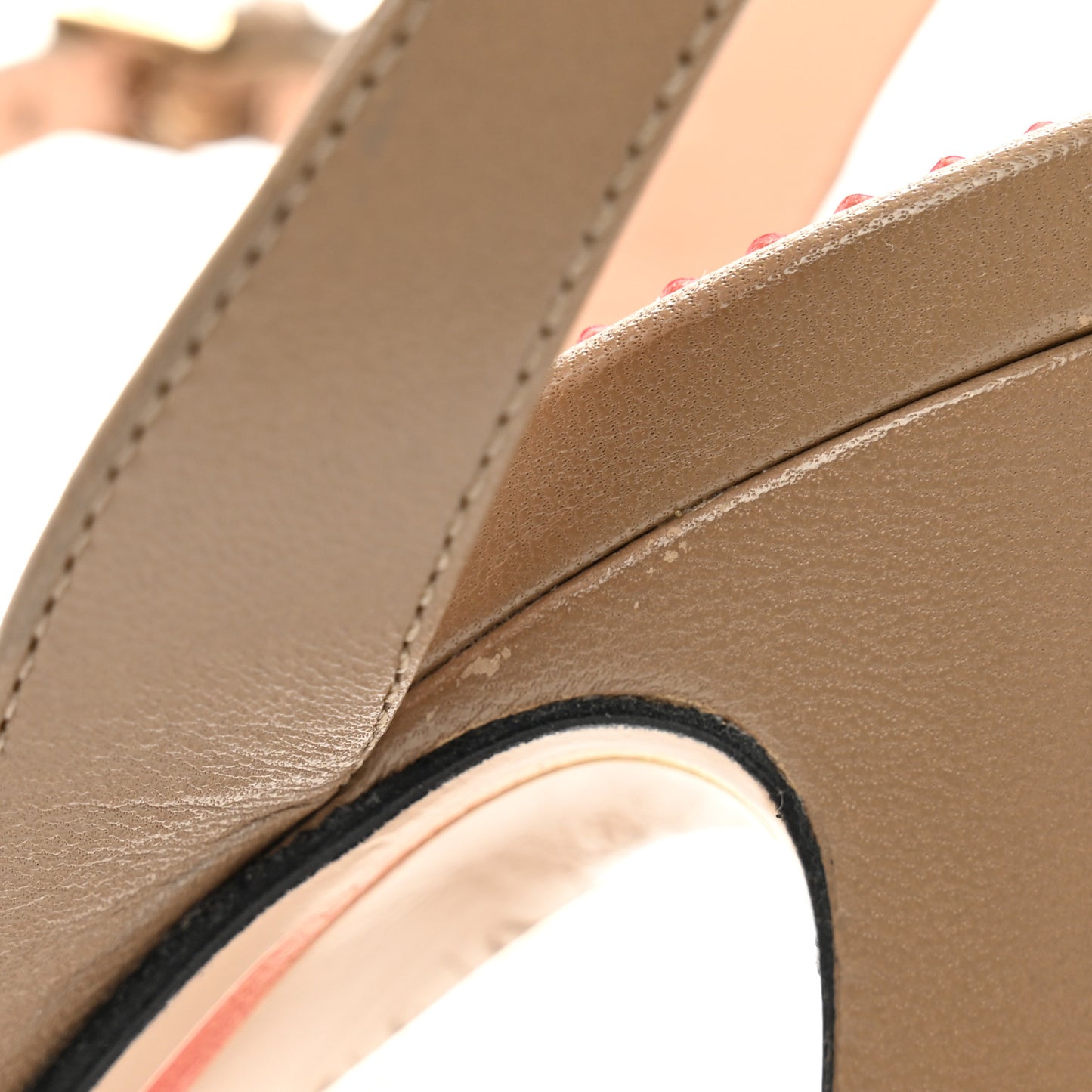 Malaga Kid Nappa Silk Sandals 39.5 Brown Teak