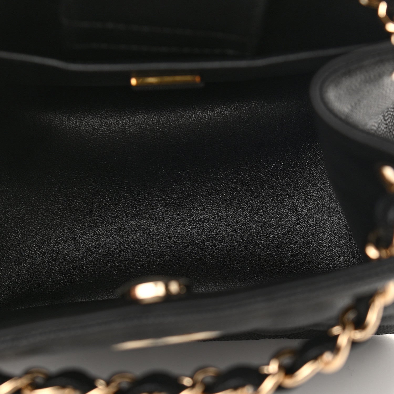 Chanel Caviar Quilted Mini Bucket Bag Black 5 of 11