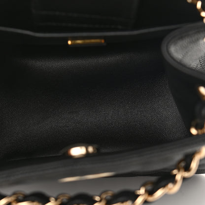 Chanel Caviar Quilted Mini Bucket Bag Black 5 of 11