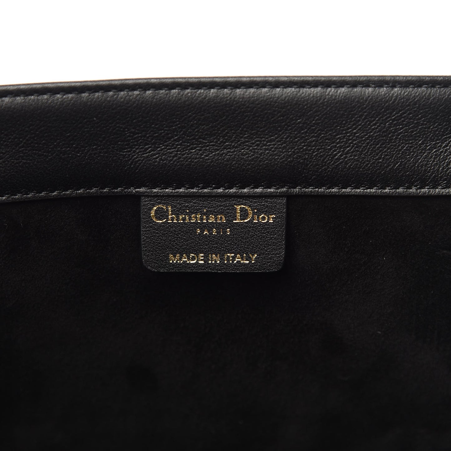 Calfskin Embossed Medium Book Tote Black