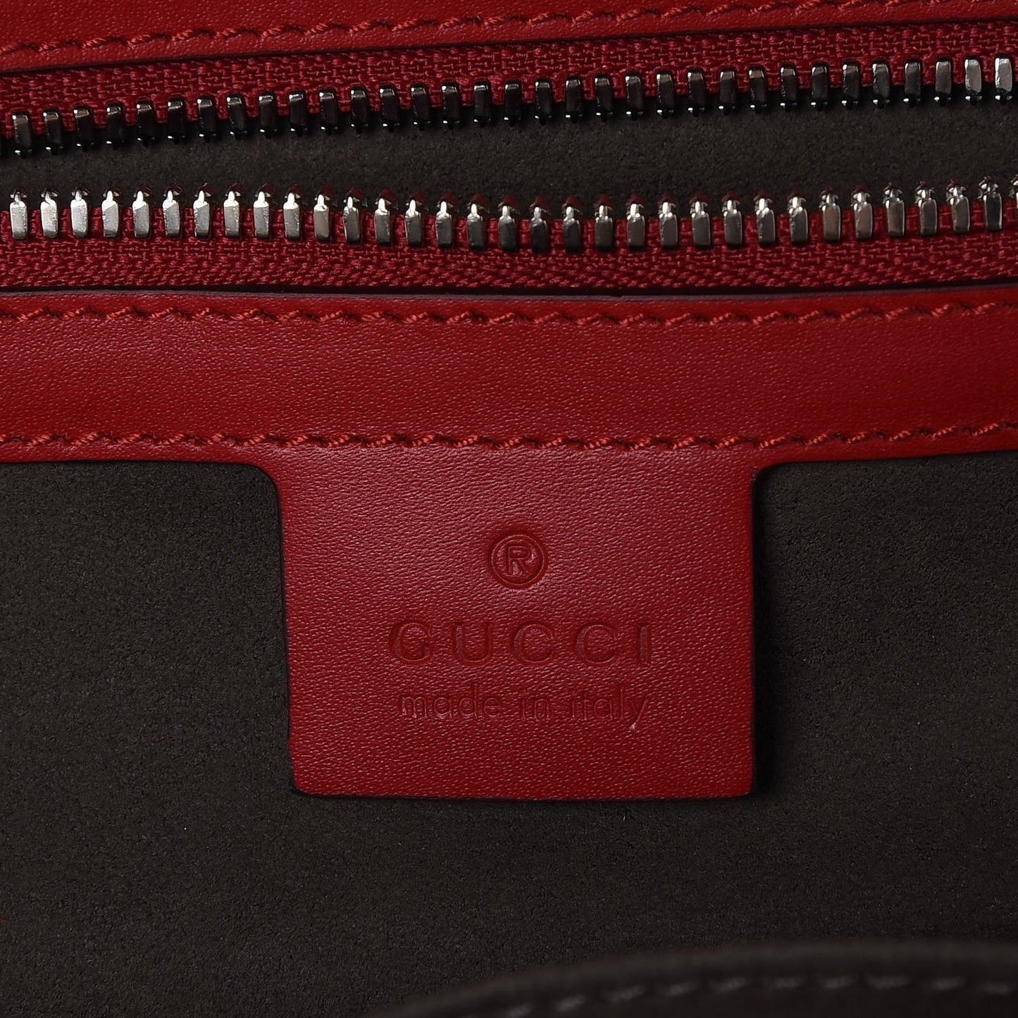 Guccissima Signature Small Day Backpack Hibiscus Red