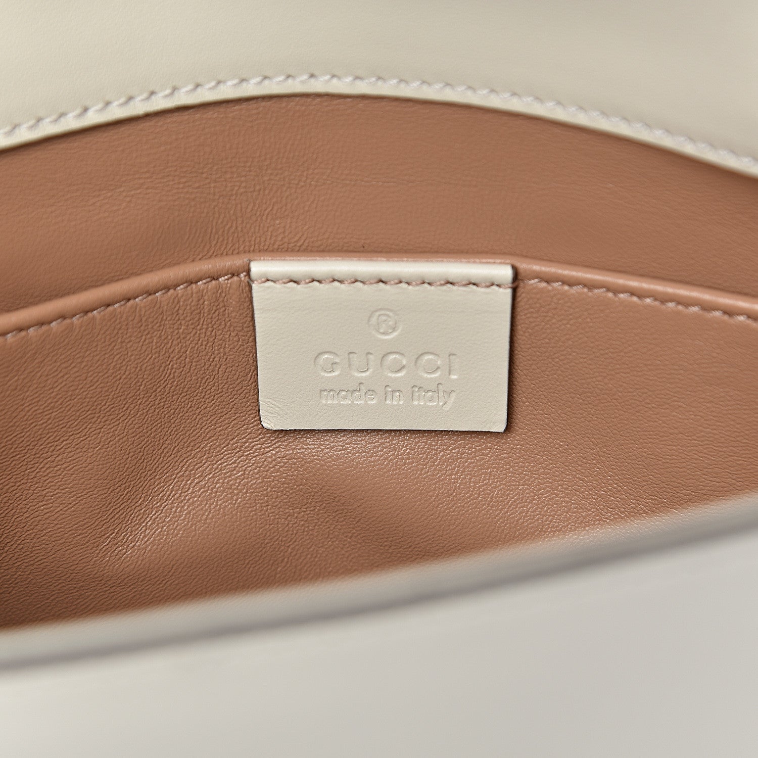 Gucci Nappa Pearl Studded Mini Queen Margaret Broadway Shoulder Bag Mystic White 6 of 12