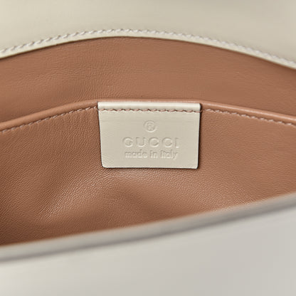 Gucci Nappa Pearl Studded Mini Queen Margaret Broadway Shoulder Bag Mystic White 6 of 12