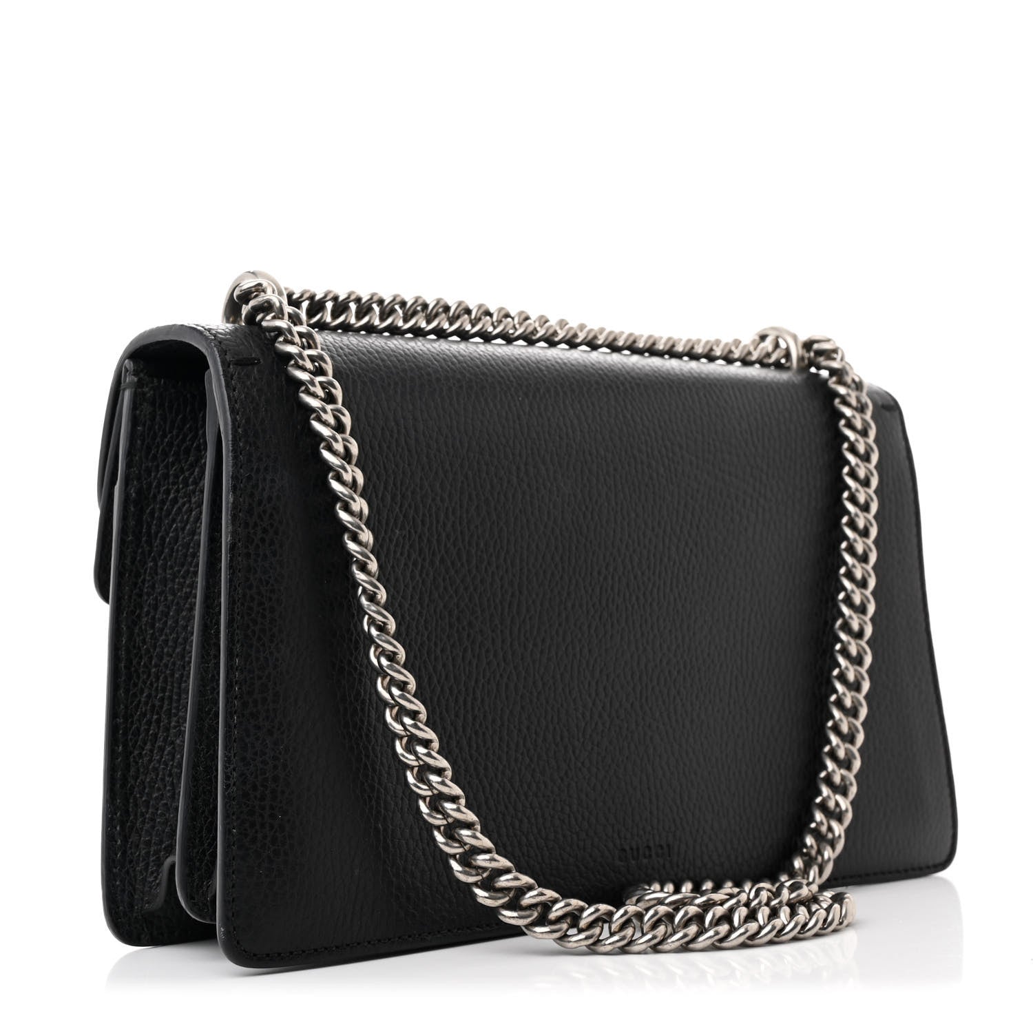 Gucci Pebbled Calfskin Small Dionysus Shoulder Bag Black 3 of 14