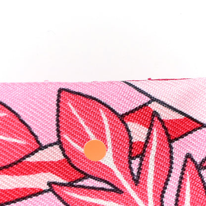 Hermes Silk Plumetis Upcycle Twilly Rose 9 of 9