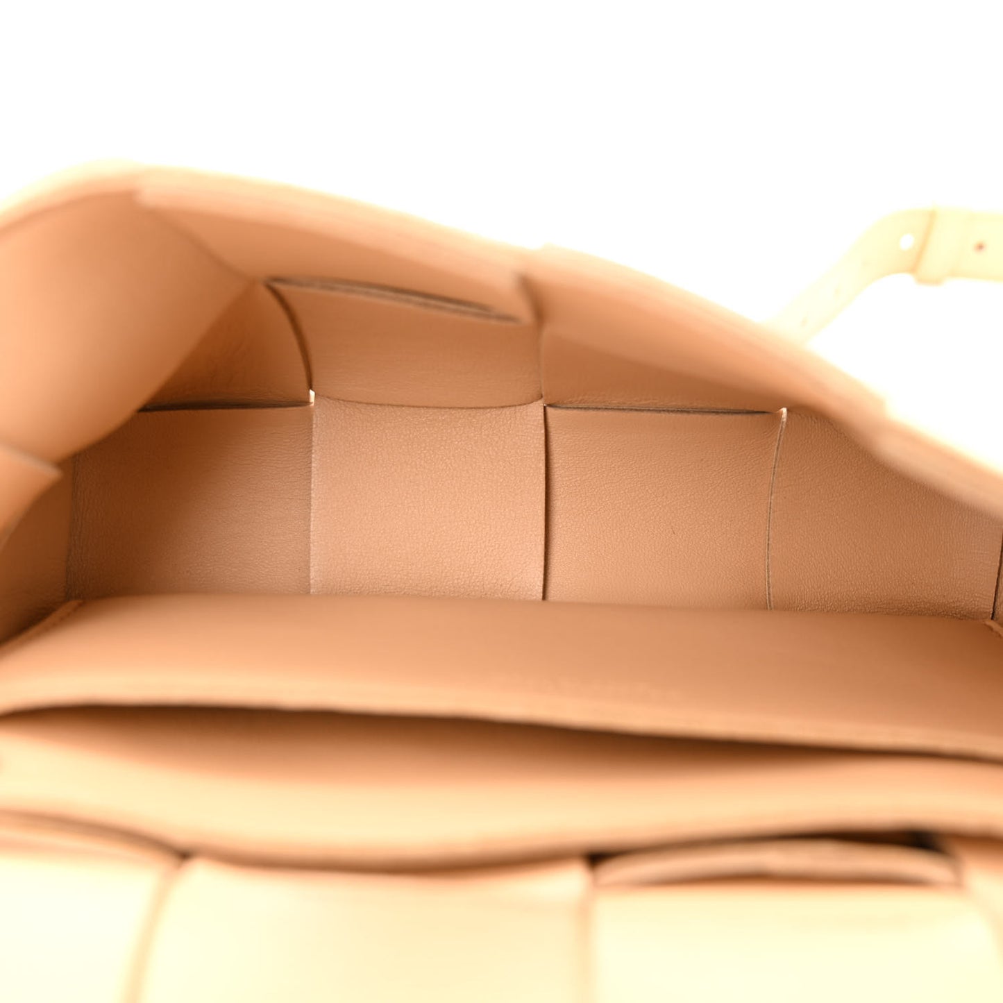 Nappa Maxi Intreccio The Belt Cassette Bag Almond