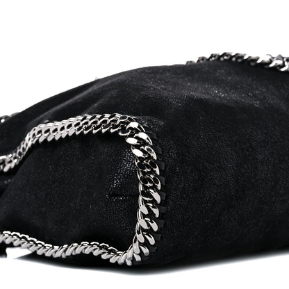 Stella McCartney Shaggy Deer Falabella Fold Over Tote Black 7 of 8