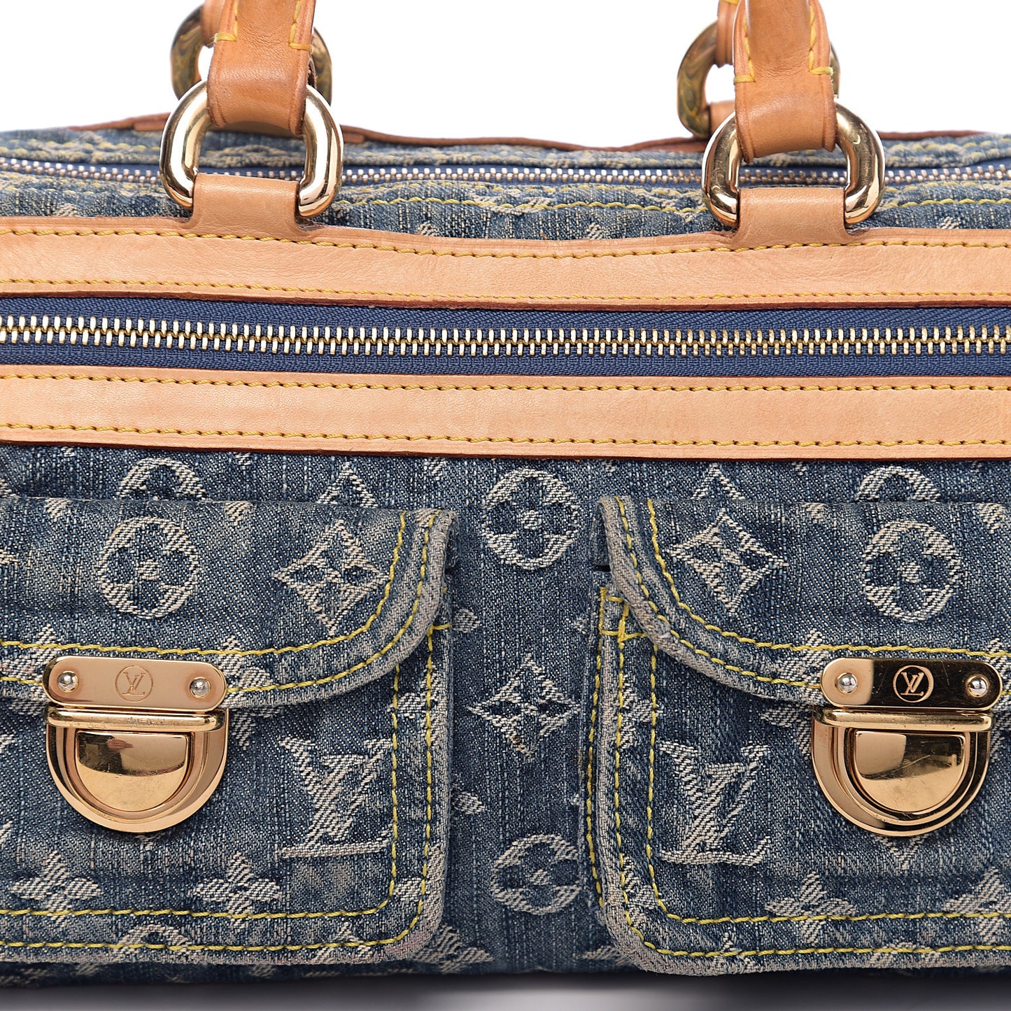 Monogram Denim Neo Speedy Blue
