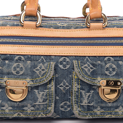 Louis Vuitton Monogram Denim Neo Speedy Blue 11 of 14