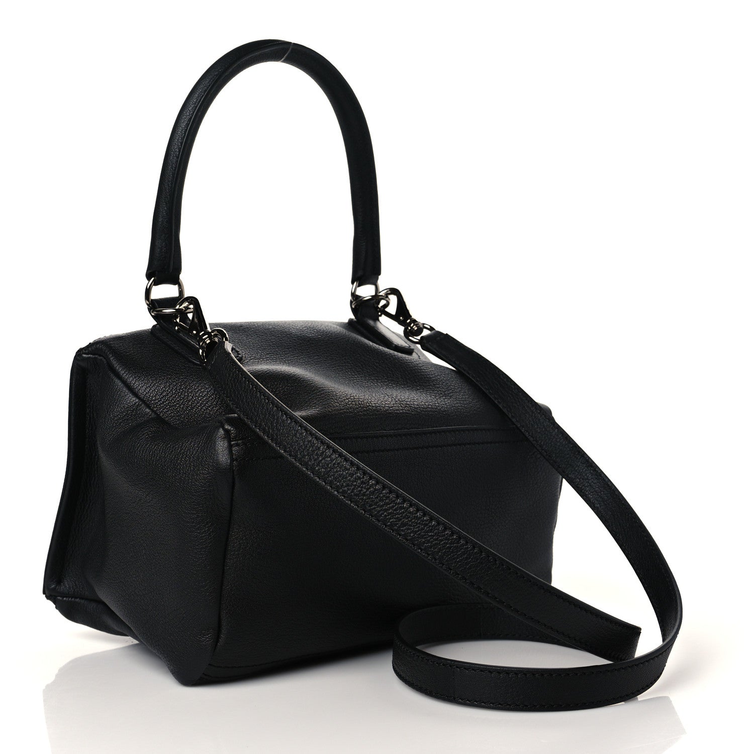 Givenchy Sugar Goatskin Rivet Embellished Large Pandora Black 3 of 10