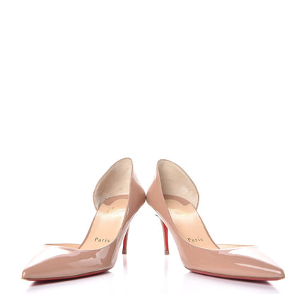Christian Louboutin Patent Iriza 70 Pumps 38.5 Nude 7 of 22