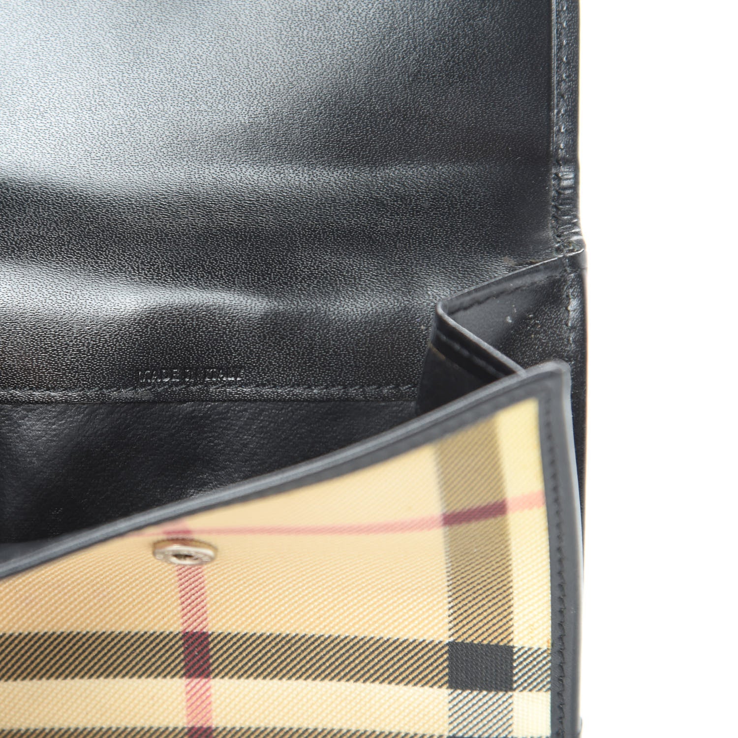 Burberry House Check Compact Wallet Black 8 of 12