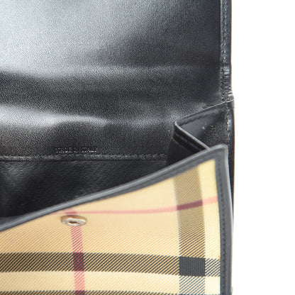 Burberry House Check Compact Wallet Black 8 of 12