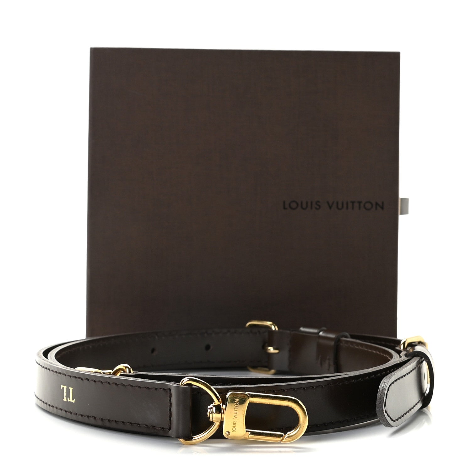 Louis Vuitton Calfskin Adjustable Bandouliere Shoulder Strap Brown 6 of 6