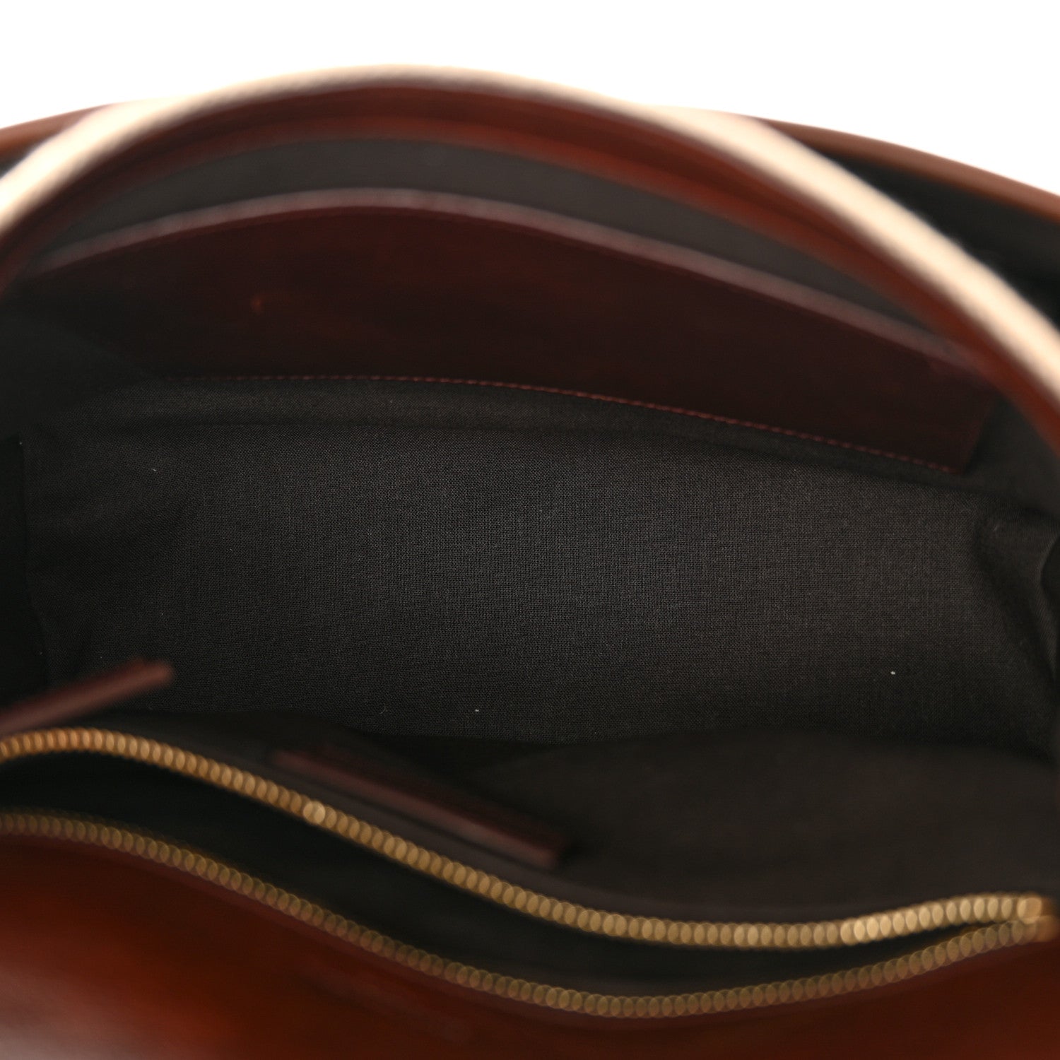 Saint Laurent Cotton Canvas Vintage Calfskin Monogram Medium Niki Chain Satchel Natural Chocolate 5 of 14