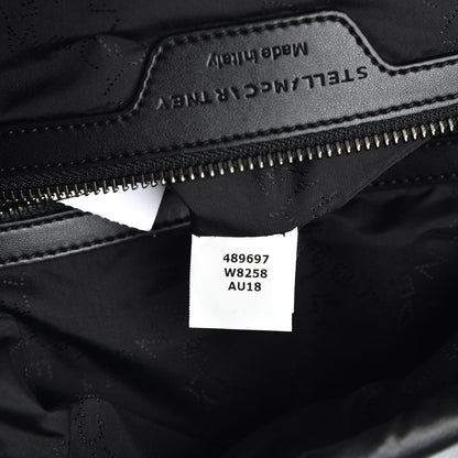 Stella McCartney Polyamide Falabella Go Glitter Stars Backpack Black 7 of 7