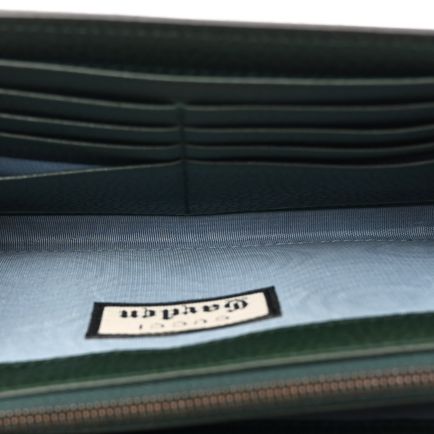 Gucci Calfskin Garden Dionysus Chain Wallet Emerald 7 of 13