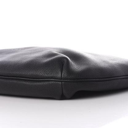 Gucci Grained Calfskin Logo Half Moon Hobo Black 9 of 9
