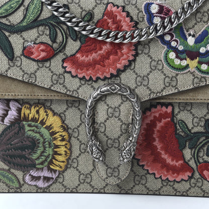 Gucci GG Supreme Monogram Embroidered Medium Dionysus Shoulder Bag Beige 10 of 10