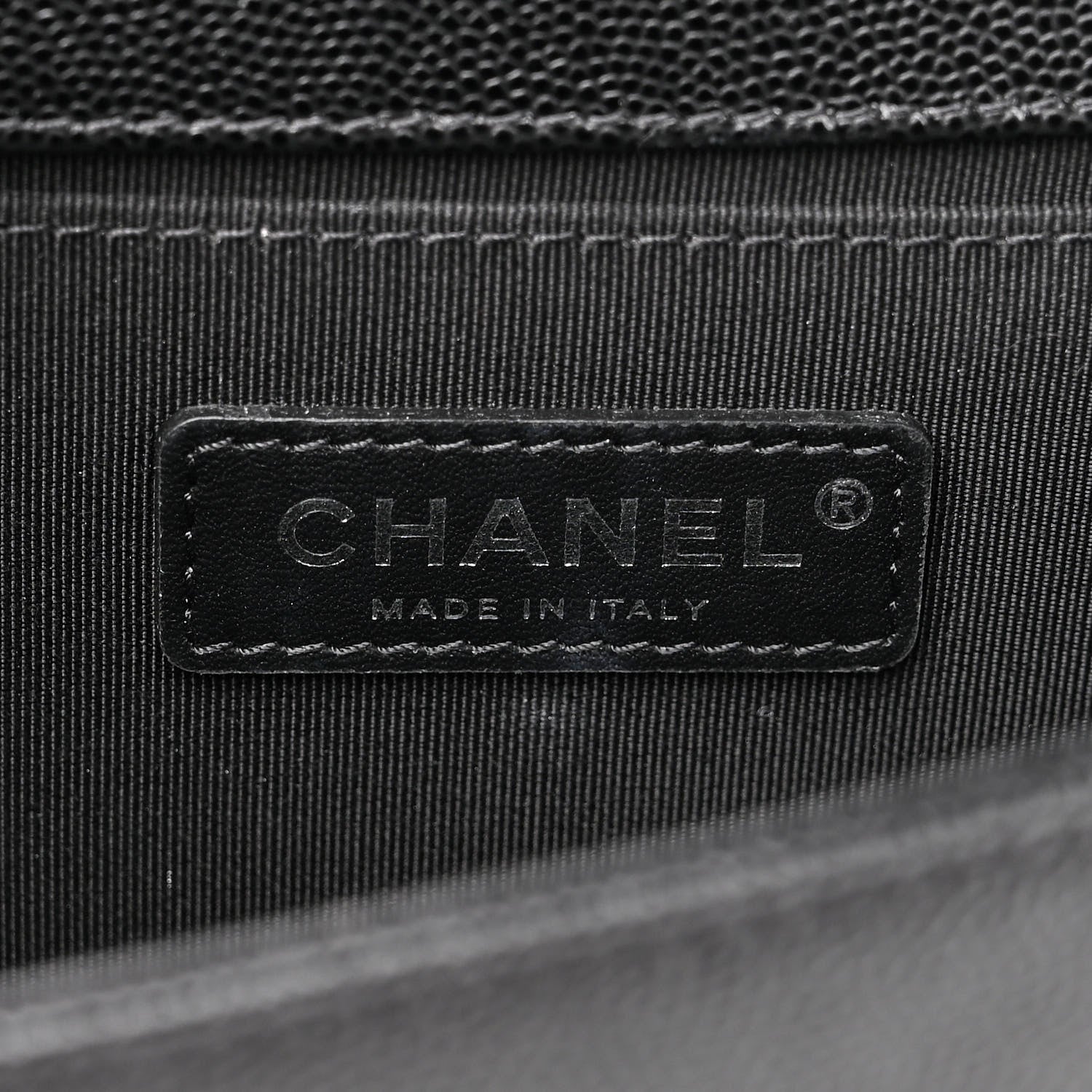 Chanel Caviar Quilted Medium Boy Flap Black 6 of 10
