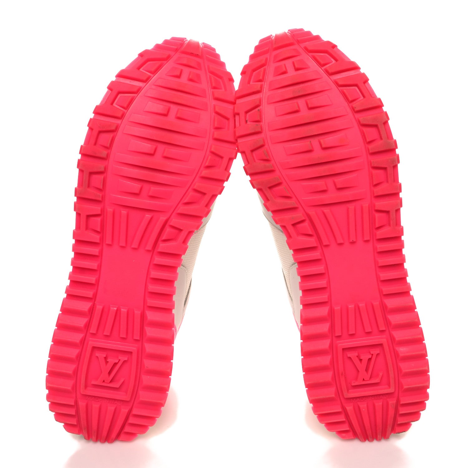 Louis Vuitton Calfskin Run Away Sneakers 37.5 Rose 5 of 8