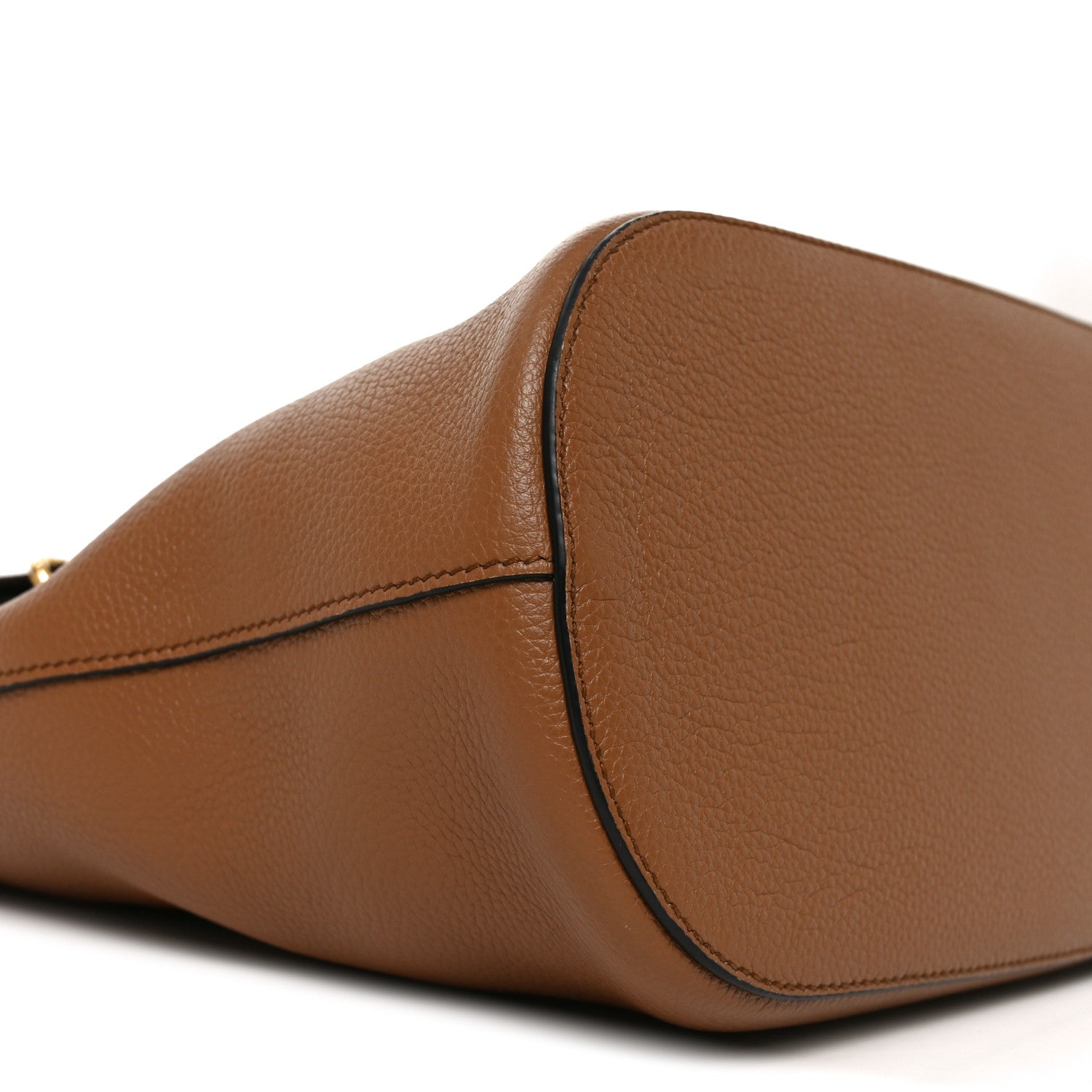 Prada Vitello Phenix Logo Hobo Caramel 8 of 9