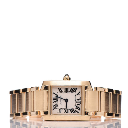 Cartier 18K Yellow Gold 20mm Tank Francaise Quartz Watch 3 of 8