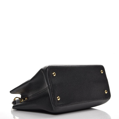 Louis Vuitton Taurillon Capucines GM Black 4 of 11